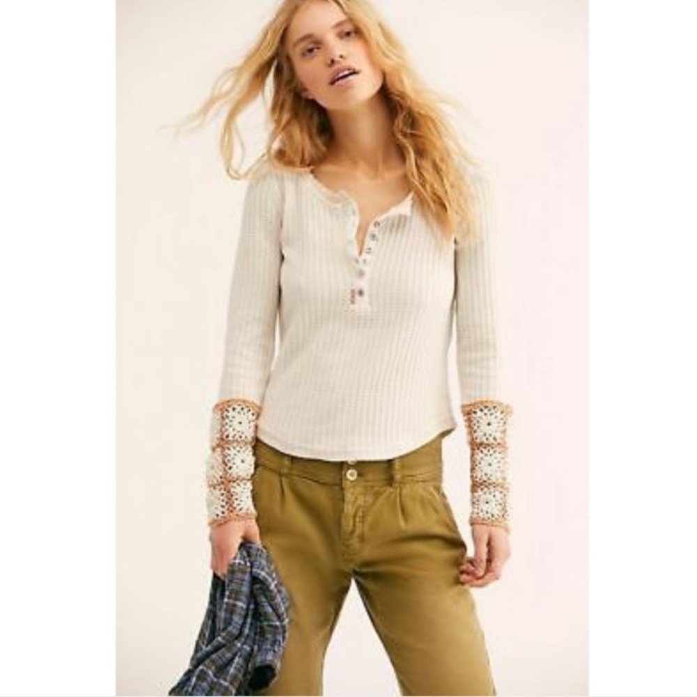 Free People Mistletoe thermal top